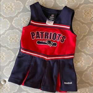 Reebok Kids Patriots Red and Navy Cheerleader Dress